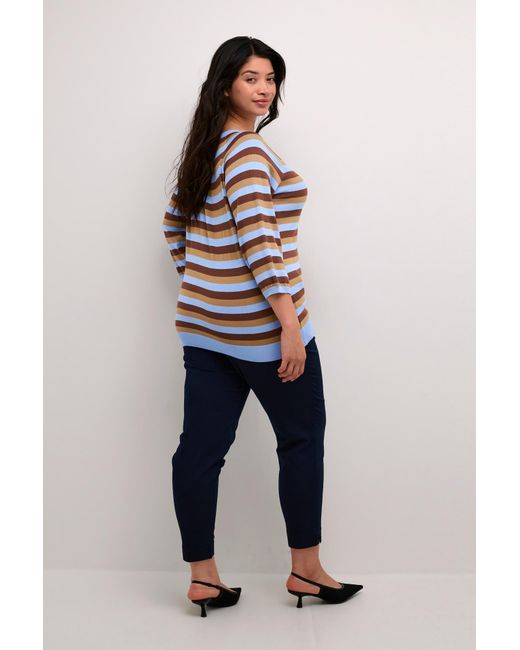 Kaffe Blue Pullover Tilda