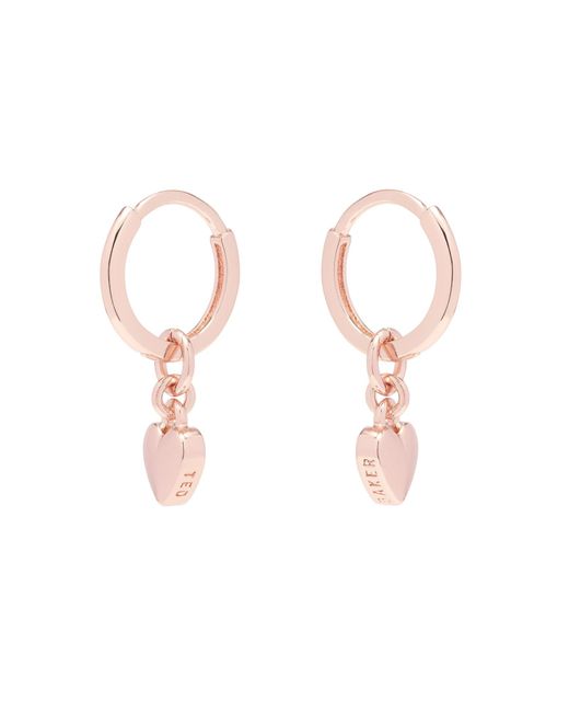 Ted Baker White Ohrringe Huggie Harrye