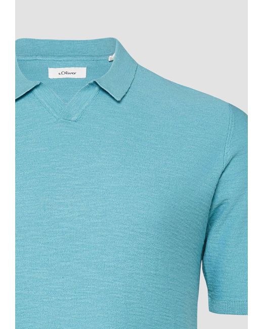 S.oliver Strickpullover in Blue für Herren