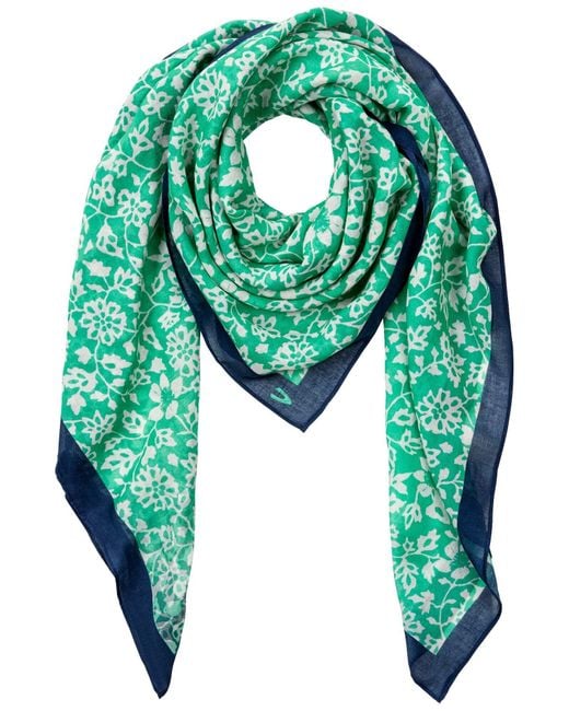 Camel Active Green Schal Aus Reiner Baumwolle