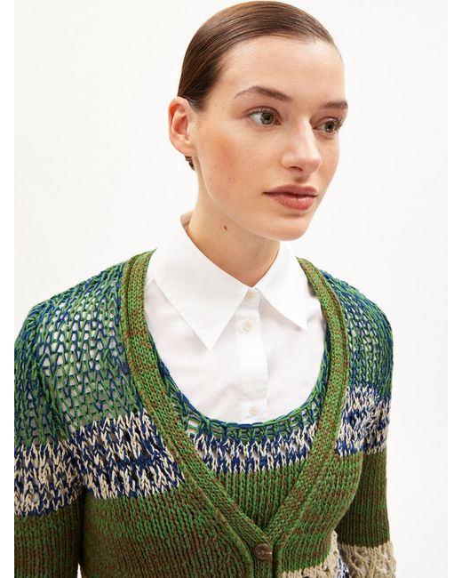 ARMEDANGELS Green Strickjacke Auroraa