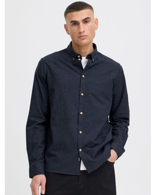 Solid Hemd Pete in Blue für Herren
