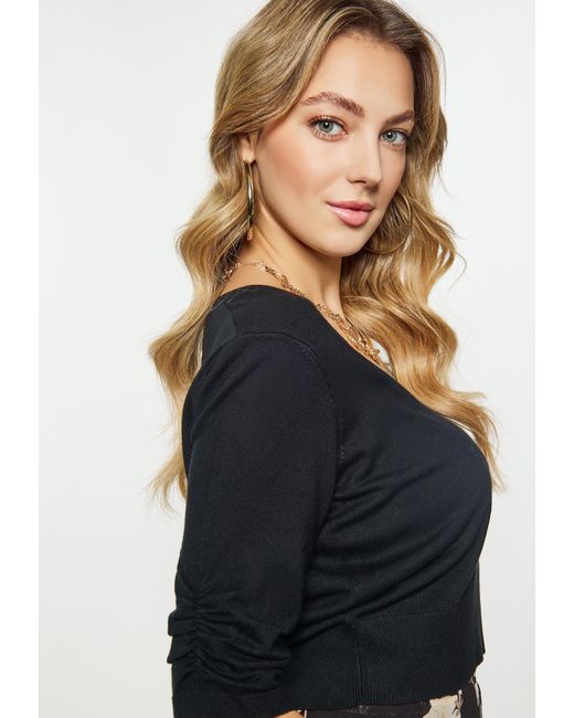 faina Black Pullover