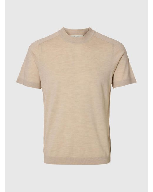 SELECTED Pullover in Natural für Herren