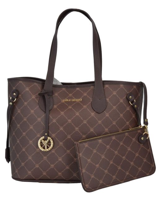 carlo colucci Brown Shopper Chini