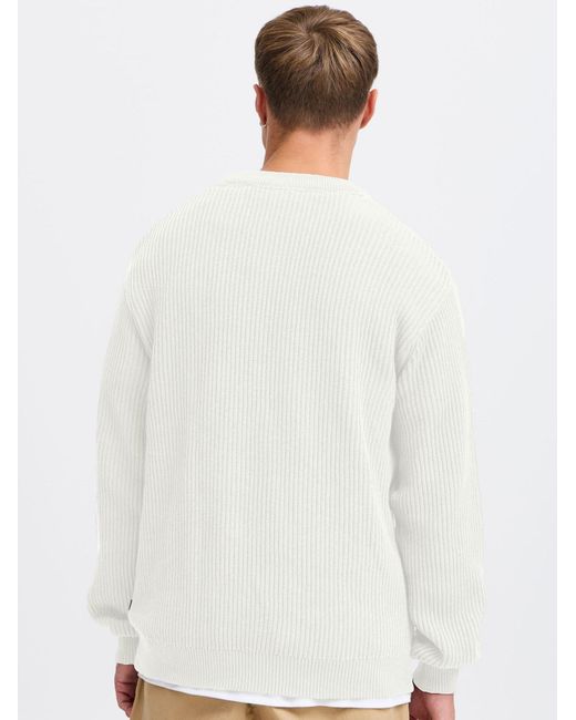 Solid Pullover Gia in White für Herren