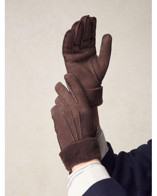 Next Brown Fingerhandschuhe