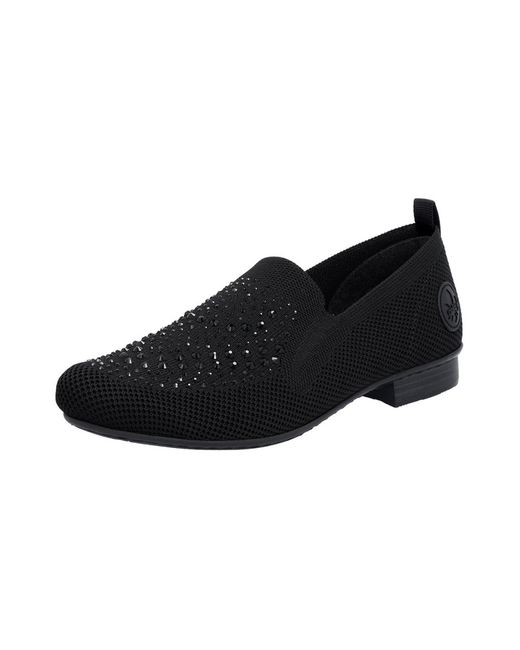 Rieker Black Slipper