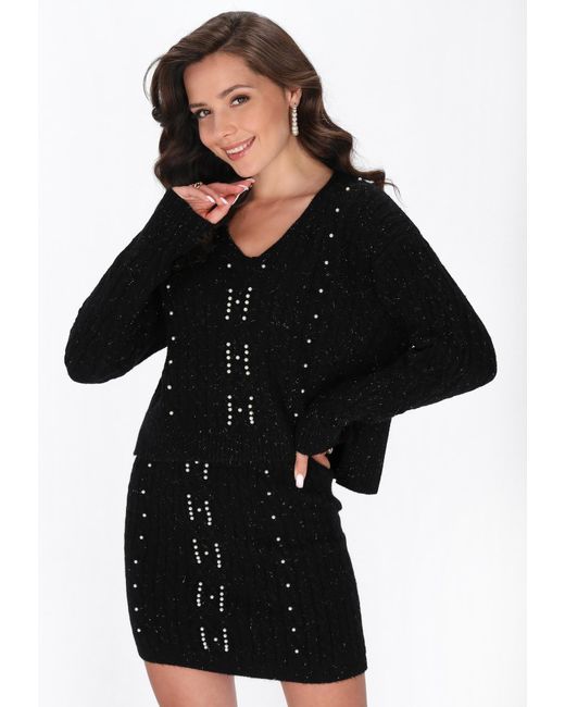 faina Black Pullover