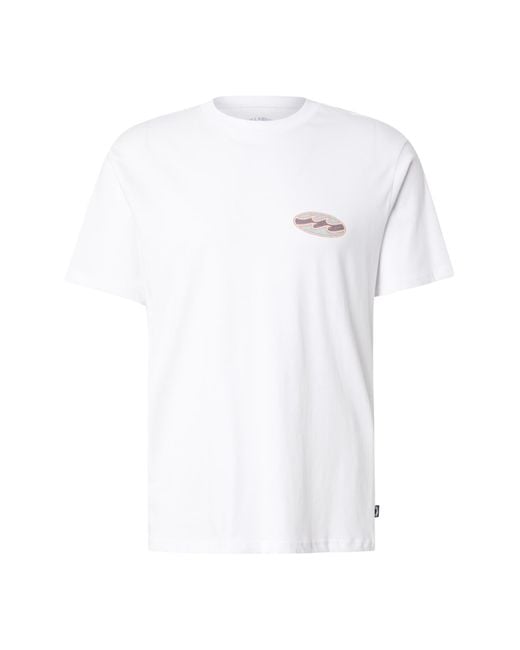Billabong T-Shirt Crayon Wave in White für Herren