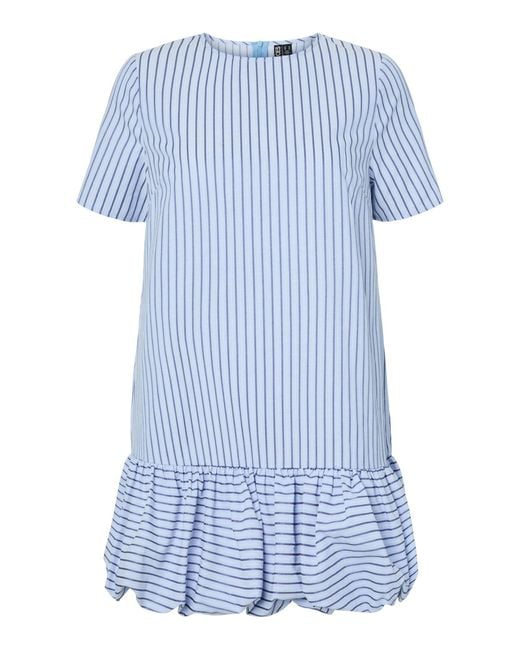 Pieces Blue Kleid Pcjill