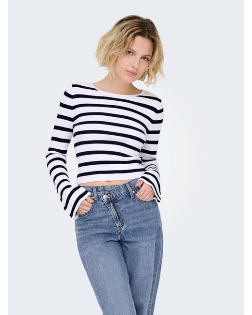 ONLY Blue Pullover Onlmist