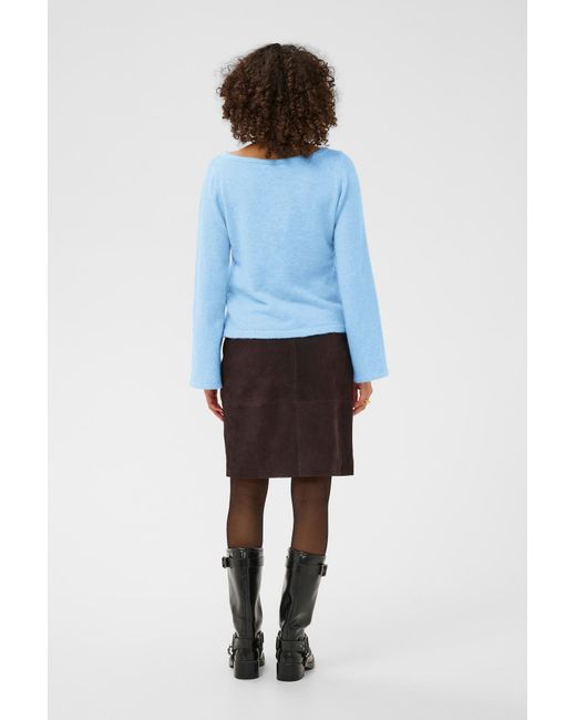 Kaffe Blue Strickpullover Kajolanda