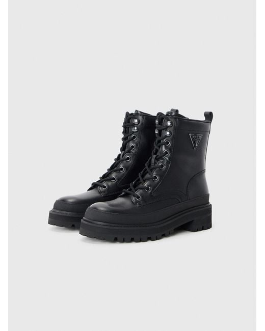 Guess Black Schnürstiefelette Bada2