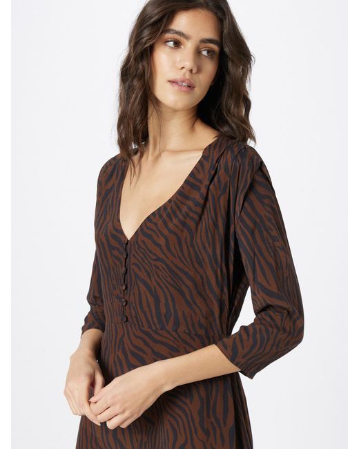 System Action Brown Kleid