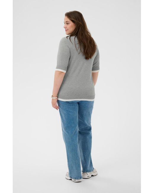 Kaffe Gray Pullover Kclizzy