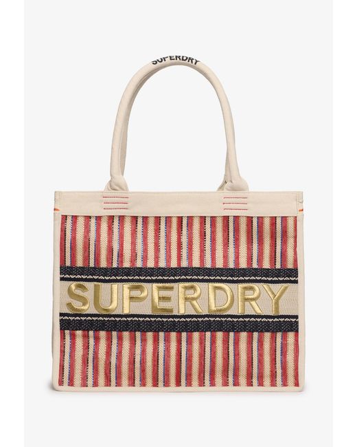 Superdry & Co White Shopper