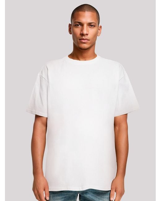 F4NT4STIC T-Shirt Tv Times Patrick Mcgoohan The Prisoner 1967 Cover in White für Herren