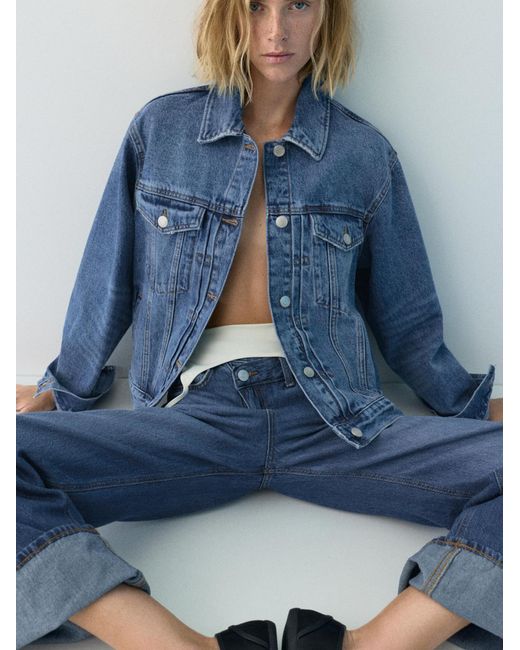 Pull&Bear Blue Jacke