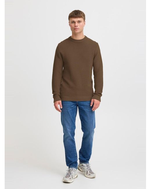 Solid Pullover Valencia in Brown für Herren