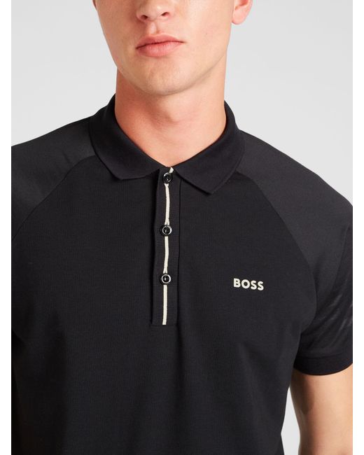 Boss Shirt 'paddy 2' in Black für Herren