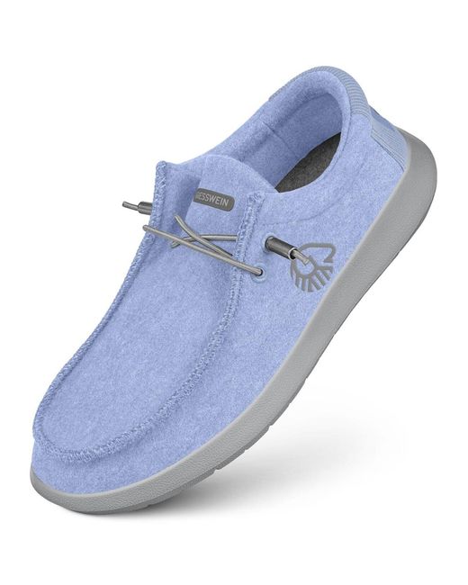 Giesswein Mokassin in Blue für Herren