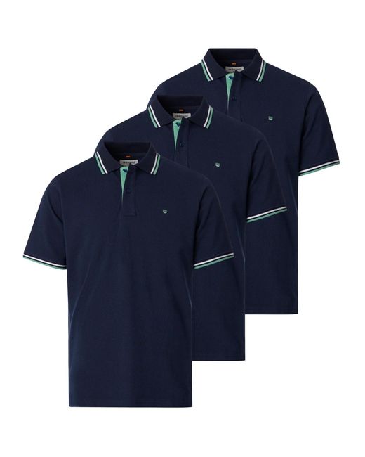 Redmond Shirt Basic in Blue für Herren