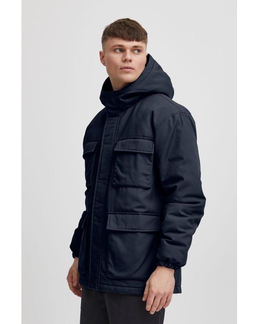 Solid Winterjacke Gaben in Blue für Herren