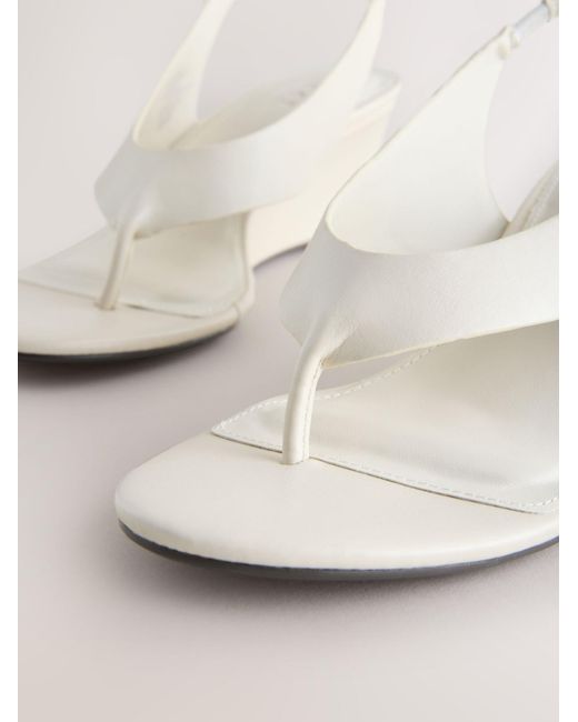 Next White Sandale
