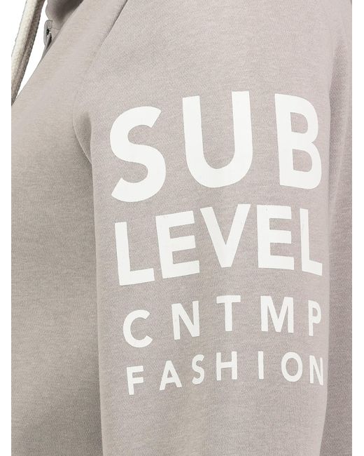 Sublevel Gray Sweatshirt Asmia