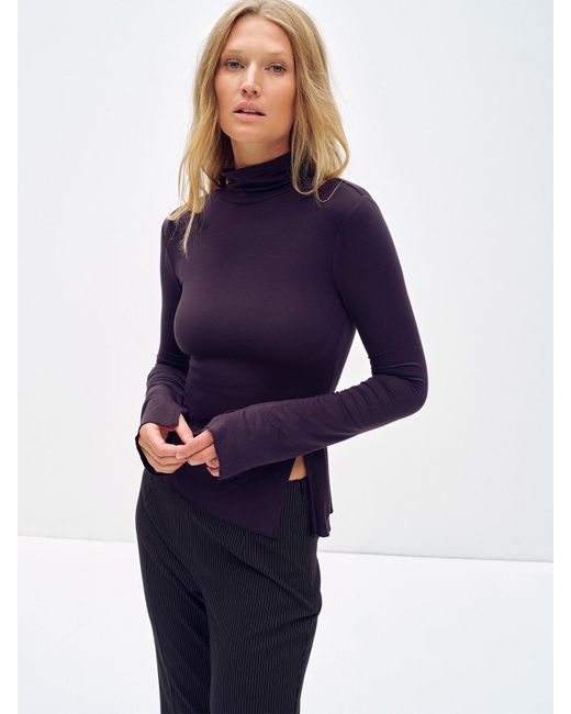 ABOUT YOU x Toni Garrn Blue Shirt Lea