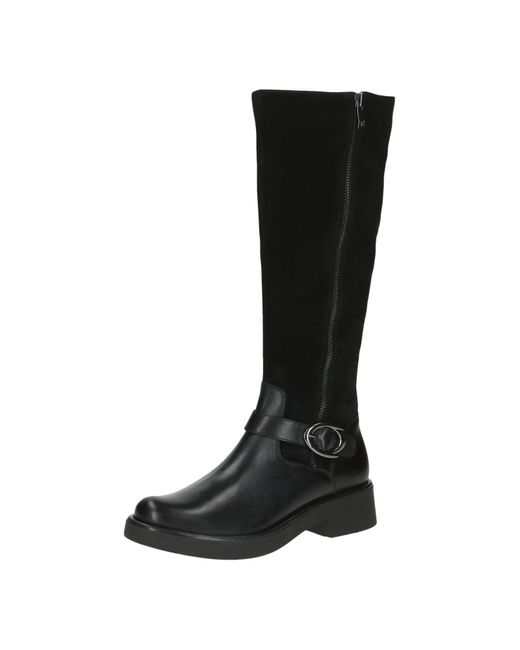 Caprice Black Stiefel