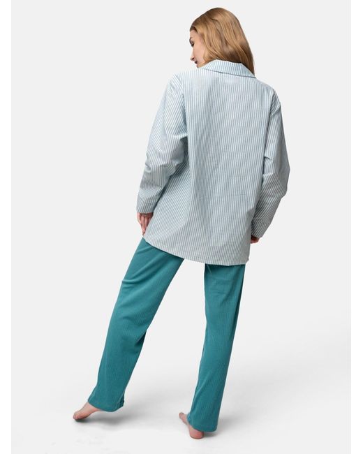 greenjama Blue Schlafshirt