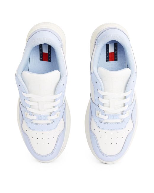Tommy Hilfiger Blue Sneaker 'Retro Basket Ess'