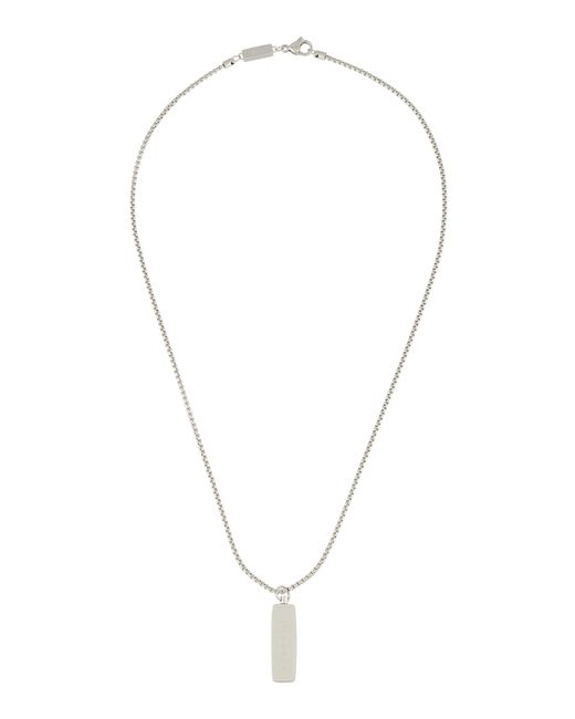 Lacoste Kette District in Metallic für Herren