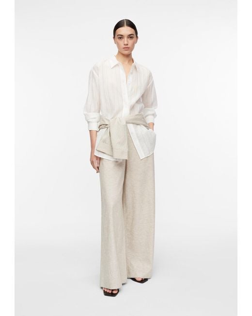Comma, White Bluse