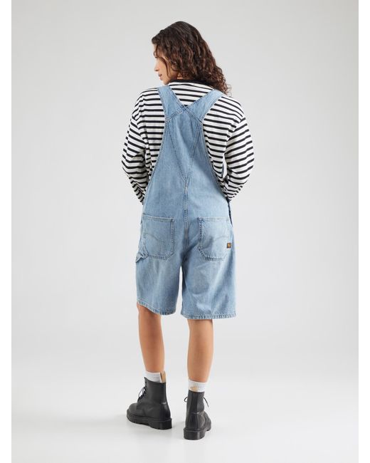 G-Star Blue Latzshorts 'Bowey'