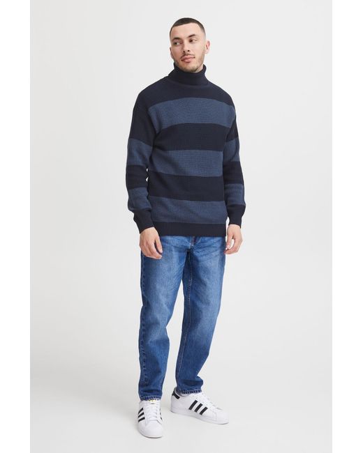 Solid Pullover Serge in Blue für Herren