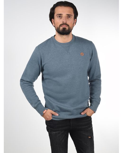 Solid Sweatshirt Benn in Blue für Herren