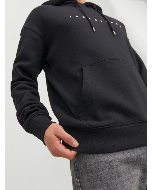 Jack & Jones Kapuzensweatshirt JJESTAR JJ SWEAT HOOD NOOS PLS mit Kängurutasche in Blue für Herren