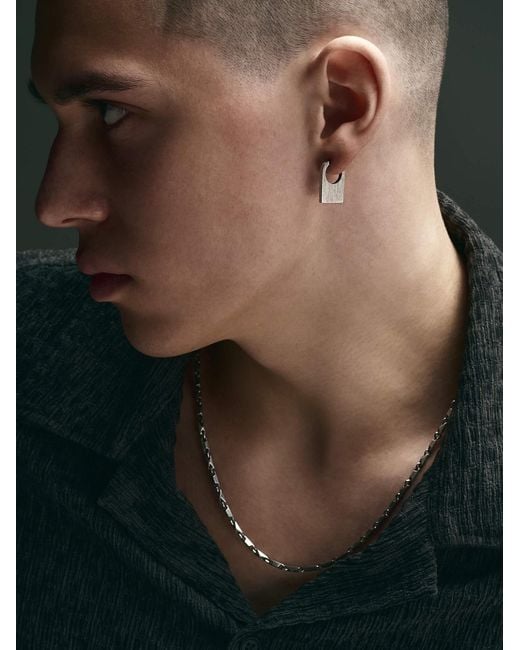 REYTEL Ohrring Tag in Metallic für Herren