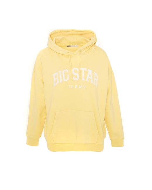 Big Star Yellow Sweatshirtswea 'Rubialsana'