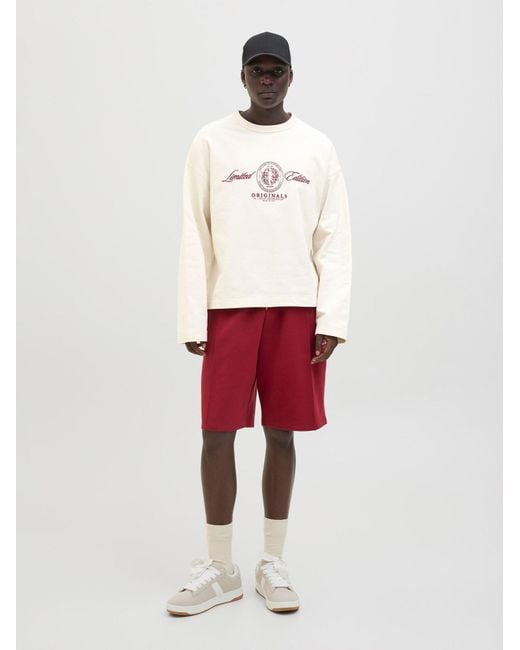 Jack & Jones Sweatshirt Jordia in White für Herren