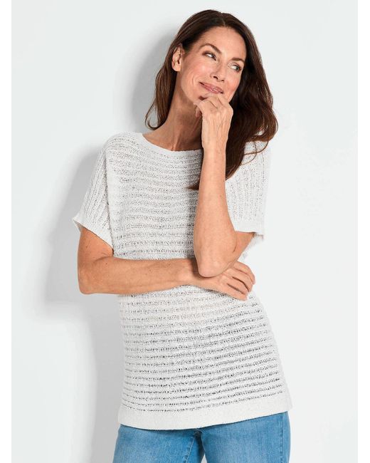 Goldner White Pullover
