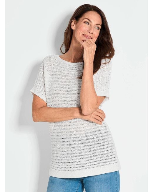 Goldner White Pullover