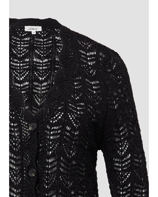 S.oliver Black Strickjacke