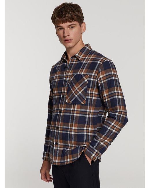 Shiwi Hemd Luke in Blue für Herren