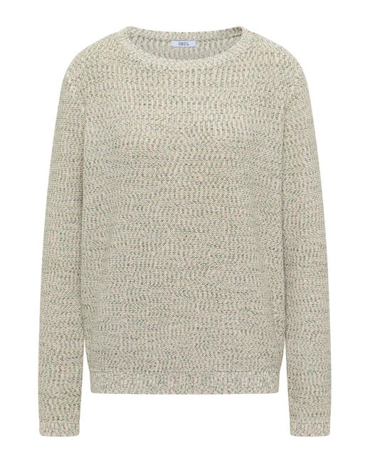 Cecil Gray Pullover Space-Dye