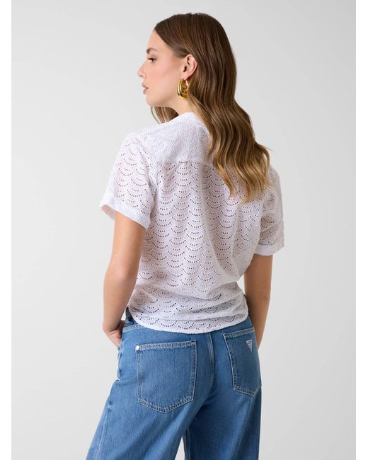 Guess White Bluse Sharon