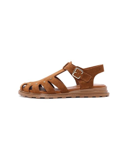 Derimod Brown Sandale